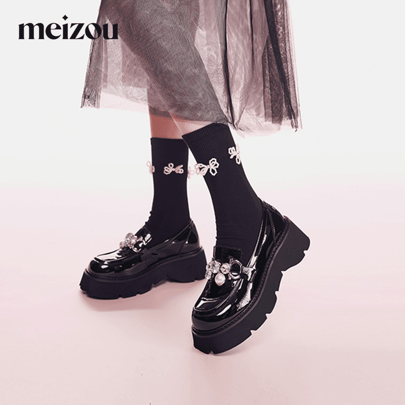 迪朵·Diduo【伯爵夫人】时尚闪亮高奢乐福鞋#M0A819D3935