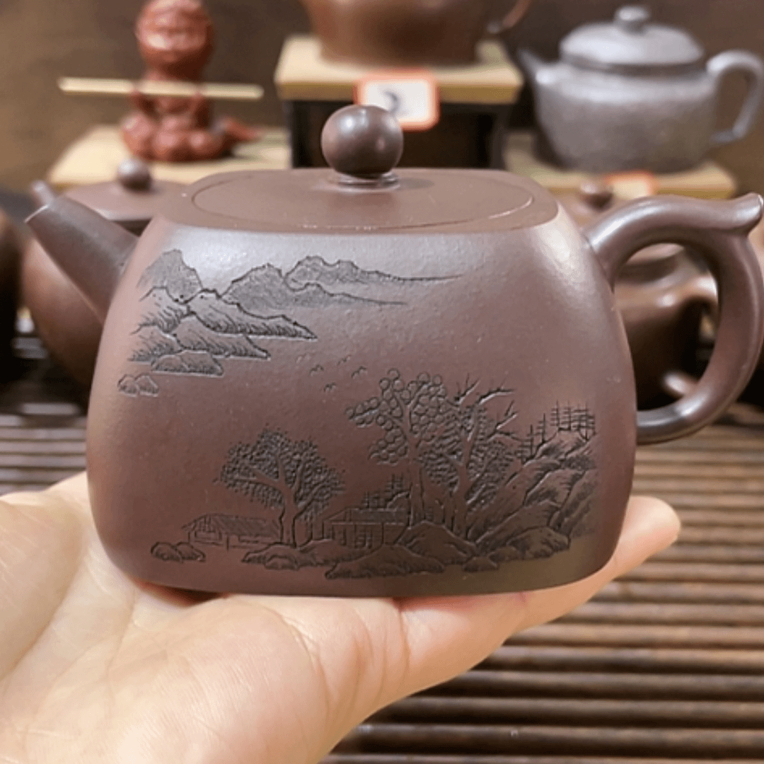 【闪购商品】紫砂茶壶庆****龙220cc
