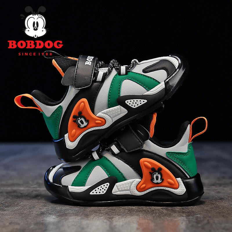 巴布豆男童鞋子2023秋季新款中大童轻便运动鞋防滑舒适儿童休闲鞋