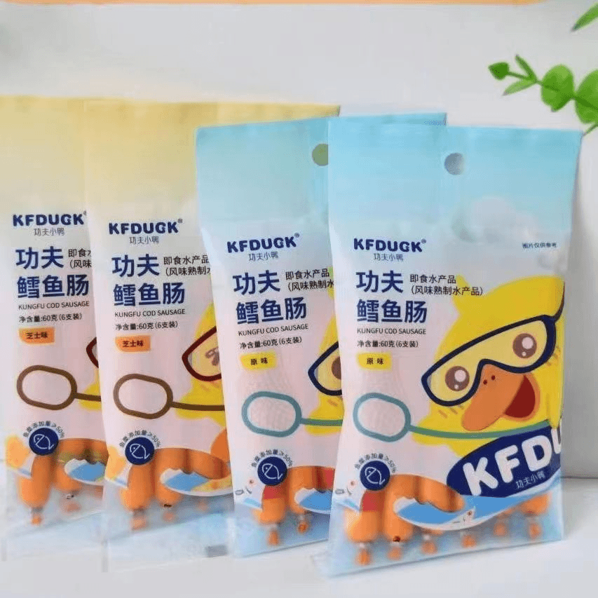 功夫小牙藻油鱼肠60克（6支）