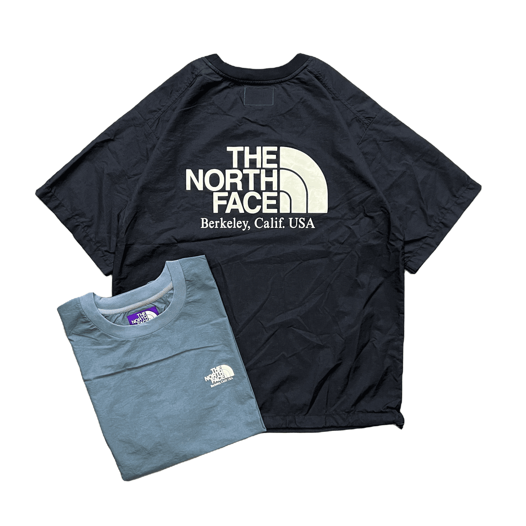 现货 TNF北面紫标 23ss B&Y店铺限定机能面料抽绳短袖T恤运动夏季
