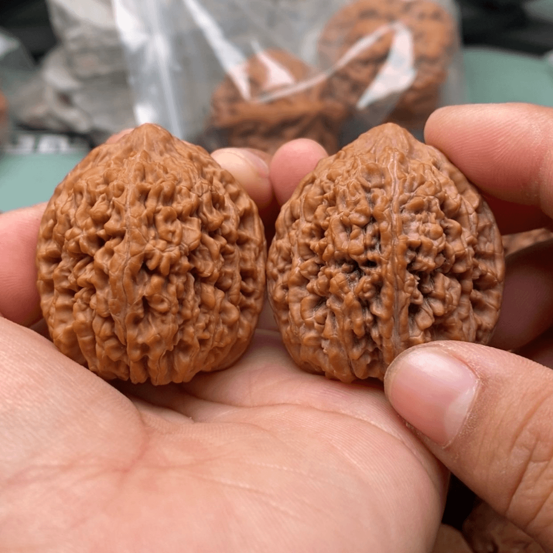 【闪购商品】文玩核桃把件竹***火