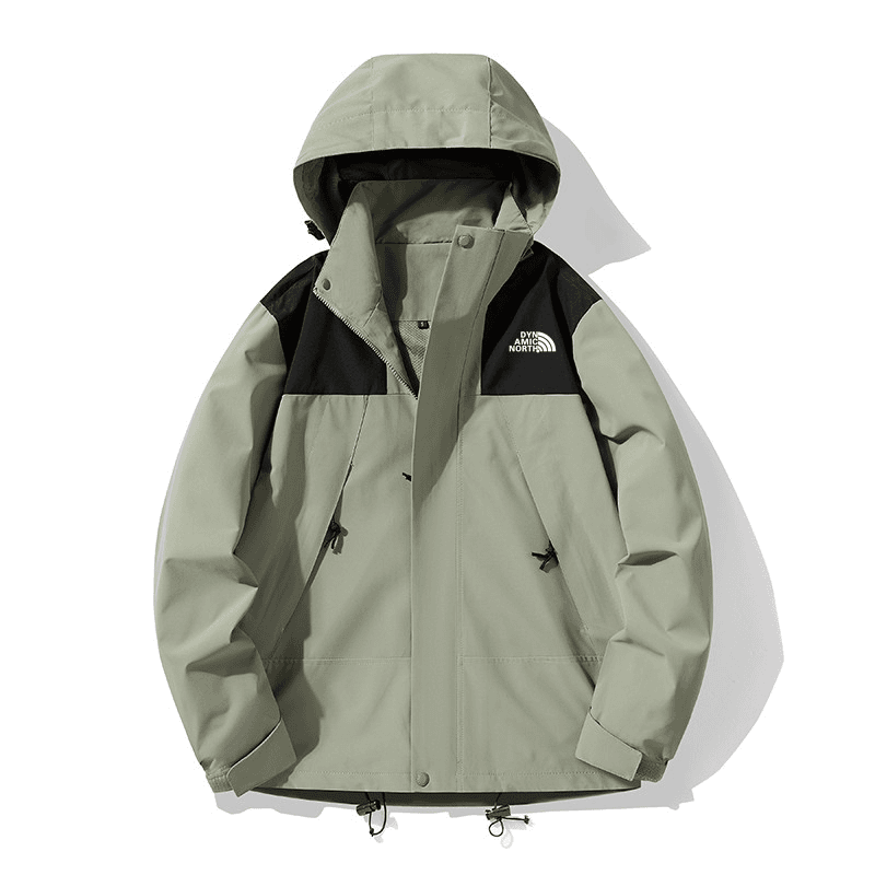 DYNAMIC NORTH/动感北面冲锋衣情侣款款夹克连帽可拆卸外套登山服