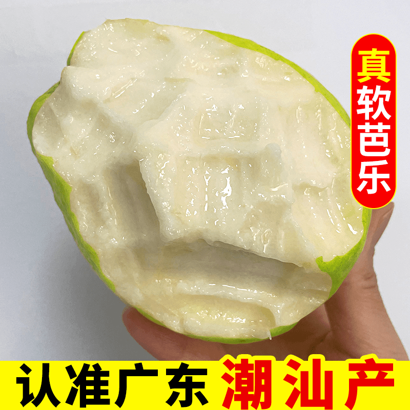 广东潮汕奶油芭乐白心软芭乐软糯番石榴1斤-5斤当季新鲜水果包邮