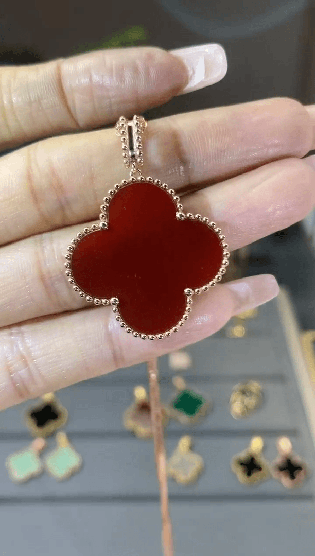 【闪购商品】玛瑙/玉髓吊坠(不含链)18K金镶嵌18k金玛瑙吊坠