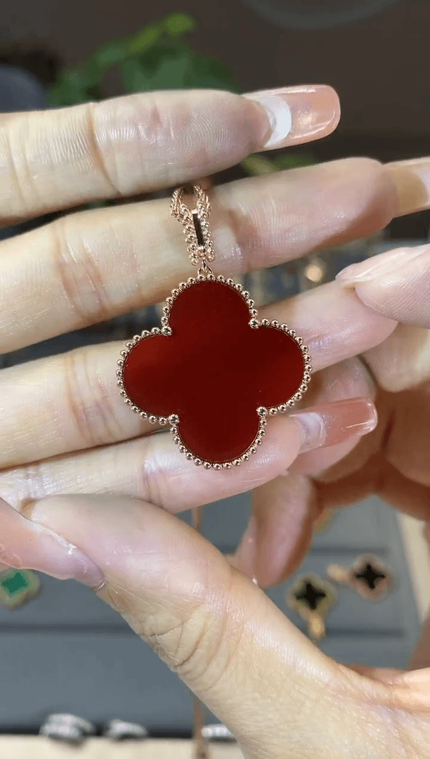【闪购商品】玛瑙/玉髓吊坠(不含链)18K金镶嵌18k金玛瑙吊坠