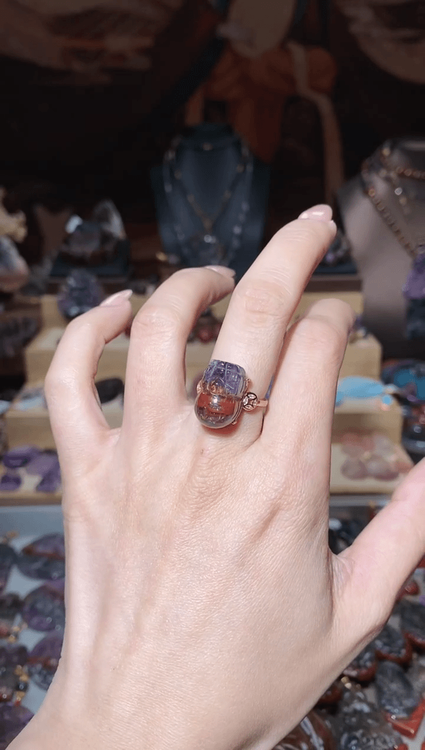 【闪购商品】水晶戒指未镶嵌极光23