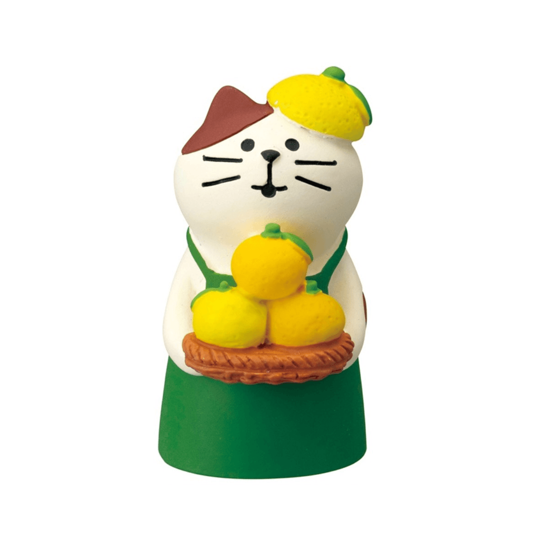 端柚子猫树脂工艺品摆件车载桌面摆件