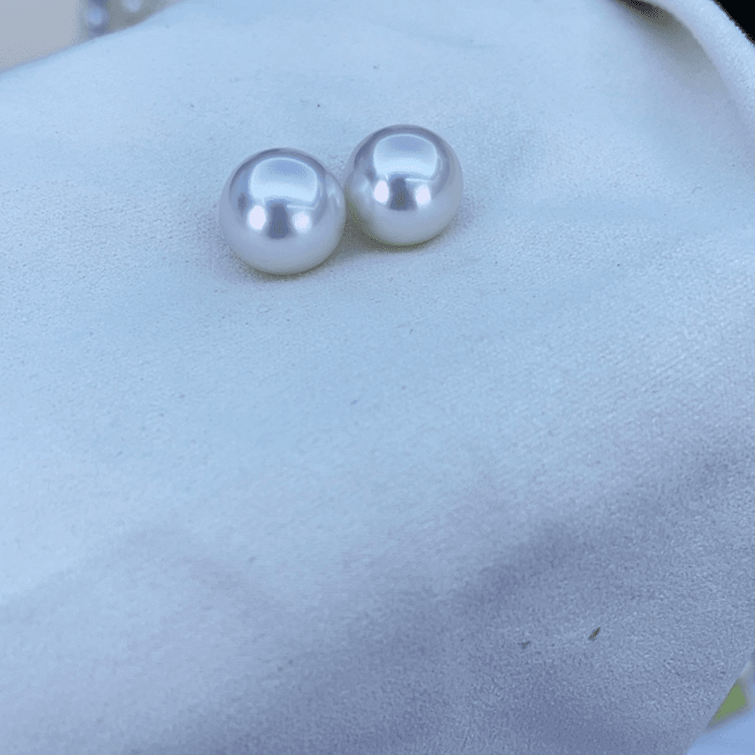 【闪购商品】海水珍珠耳饰未镶嵌靓裸珠