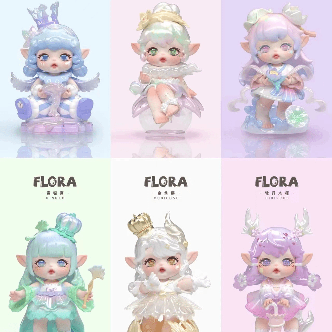 【直播拆盒】正版FLORA本草纲目潮玩系列盲盒创意摆件可爱公仔手办