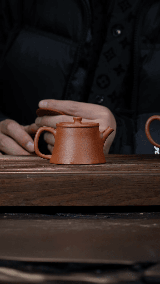 【闪购商品】紫砂茶壶红泥  础瓢