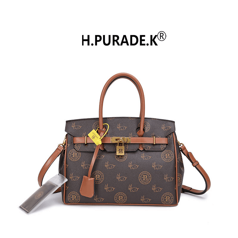 H.PURADE.K女士时尚百搭轻奢气质经典潮流女包休闲大容量印花包包