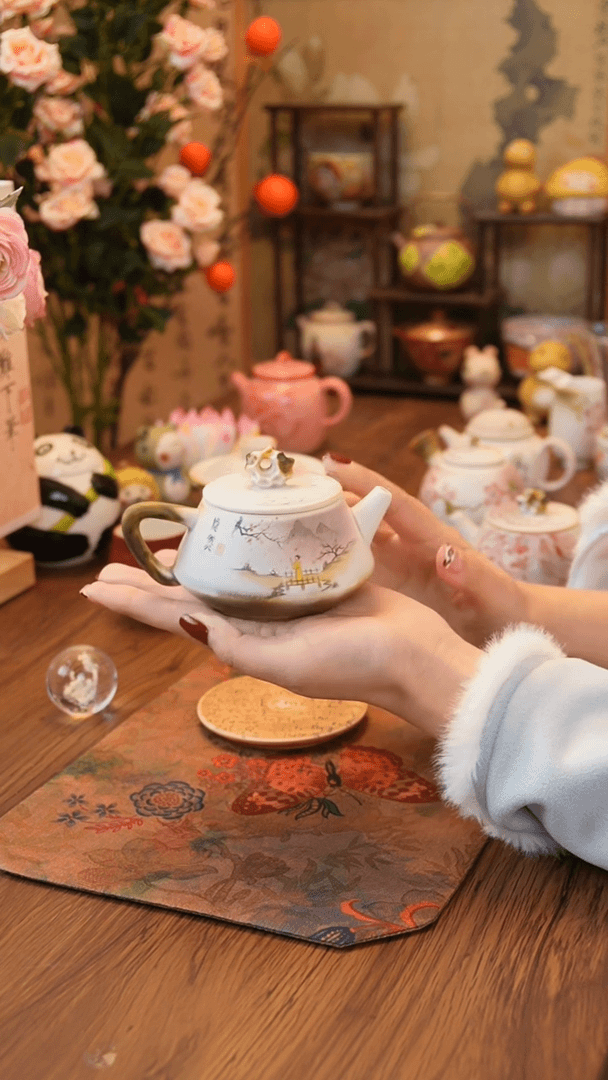 【闪购商品】瓷器悠然石瓢