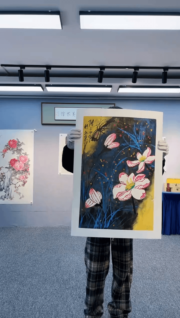 【闪购商品】绘画zss  荷花图