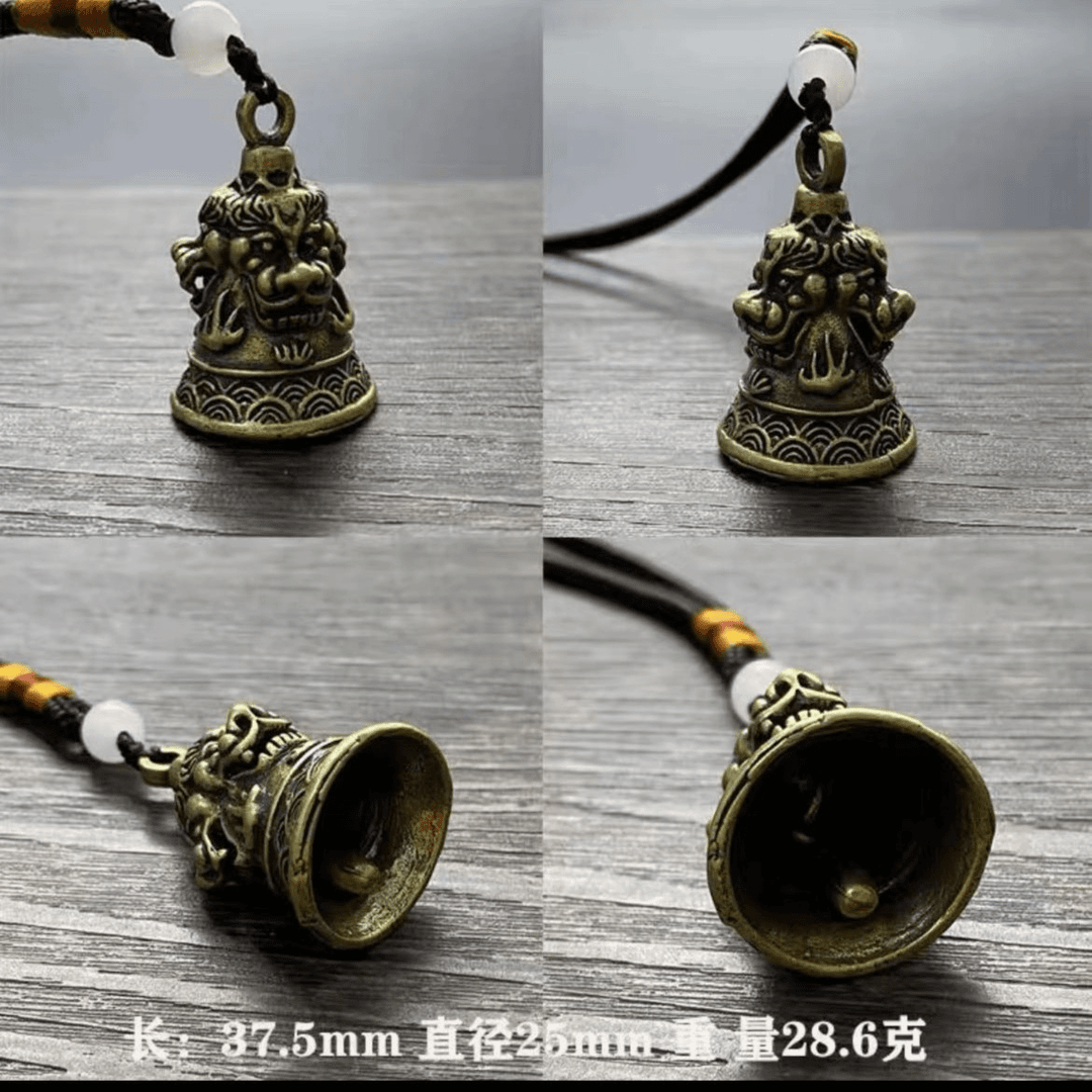 【浮力款】铃铛车钥匙扣挂件黄铜圣诞铃铛舞狮教师节礼品好事发生