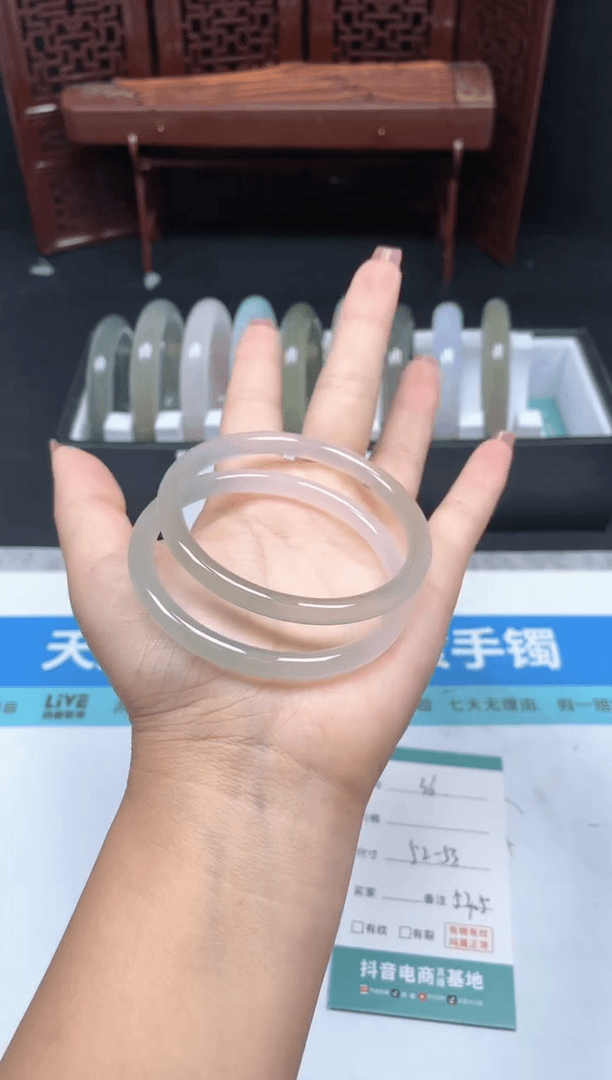 【闪购商品】玛瑙/玉髓手镯未镶嵌36/52-53