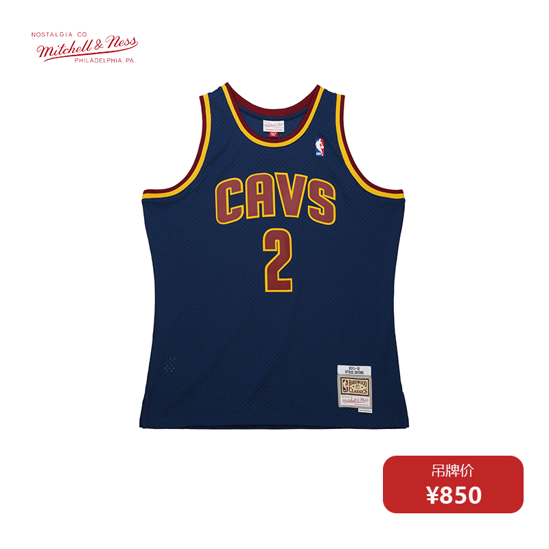 Mitchell&Ness MN-NBA骑士欧文11年SW复古球衣篮球服背心运动透气