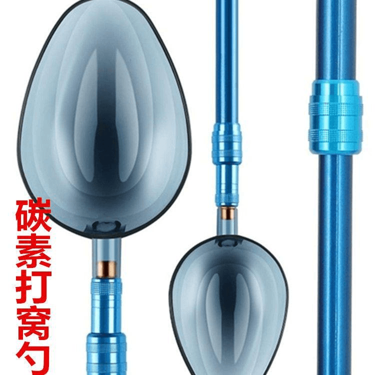 钓鱼打窝勺碳素杆打窝器野钓投饵远投定点打窝神器抛饵打窝竿超轻