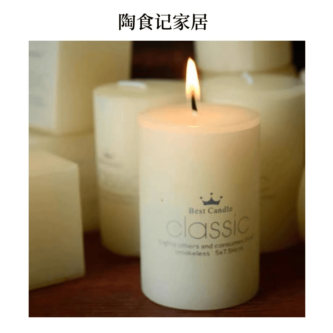 小花烛台蜡烛两个