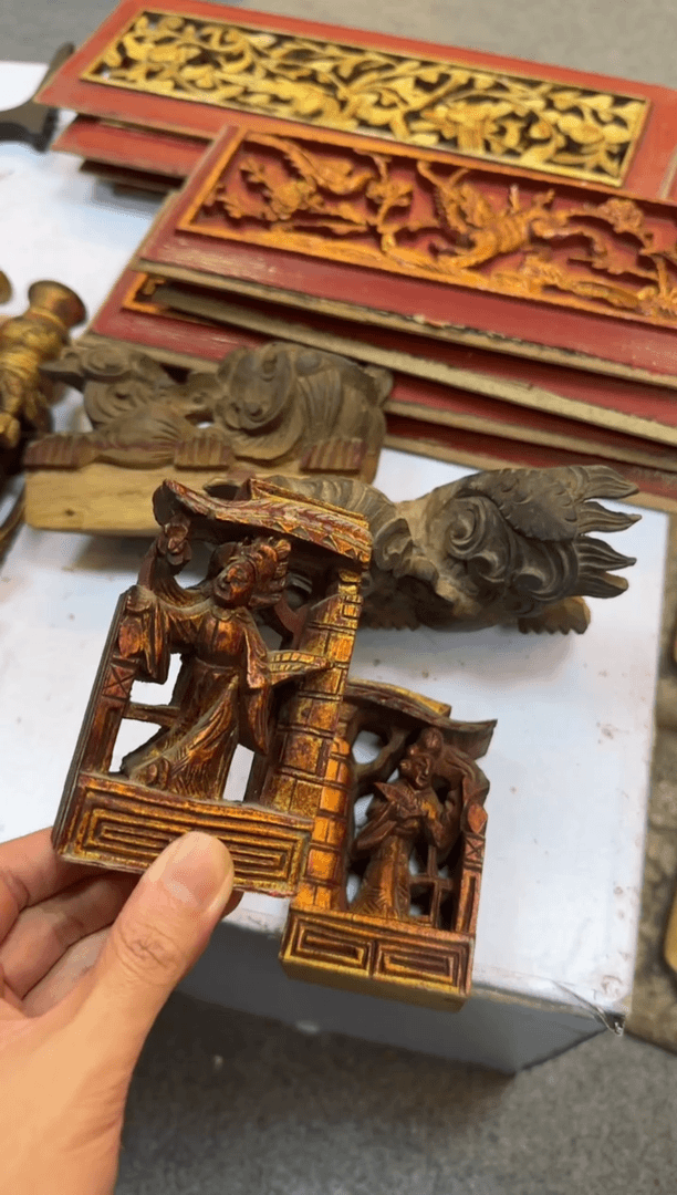 【闪购商品】红贵宝木雕田***土85