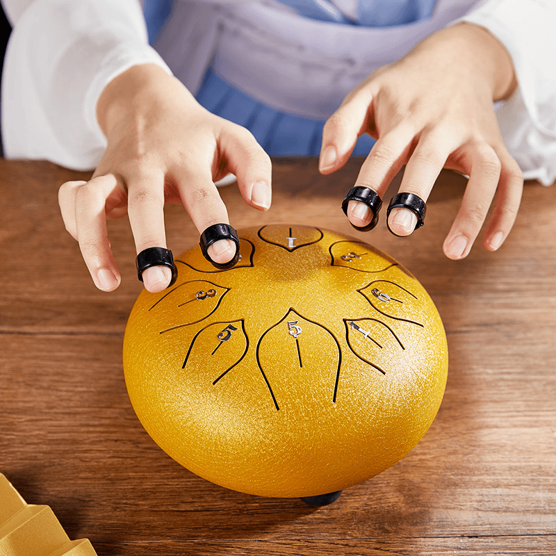 前谷正品空灵鼓钢舌鼓碳钢15音空忘色无忧鼓专业级儿童乐器13音