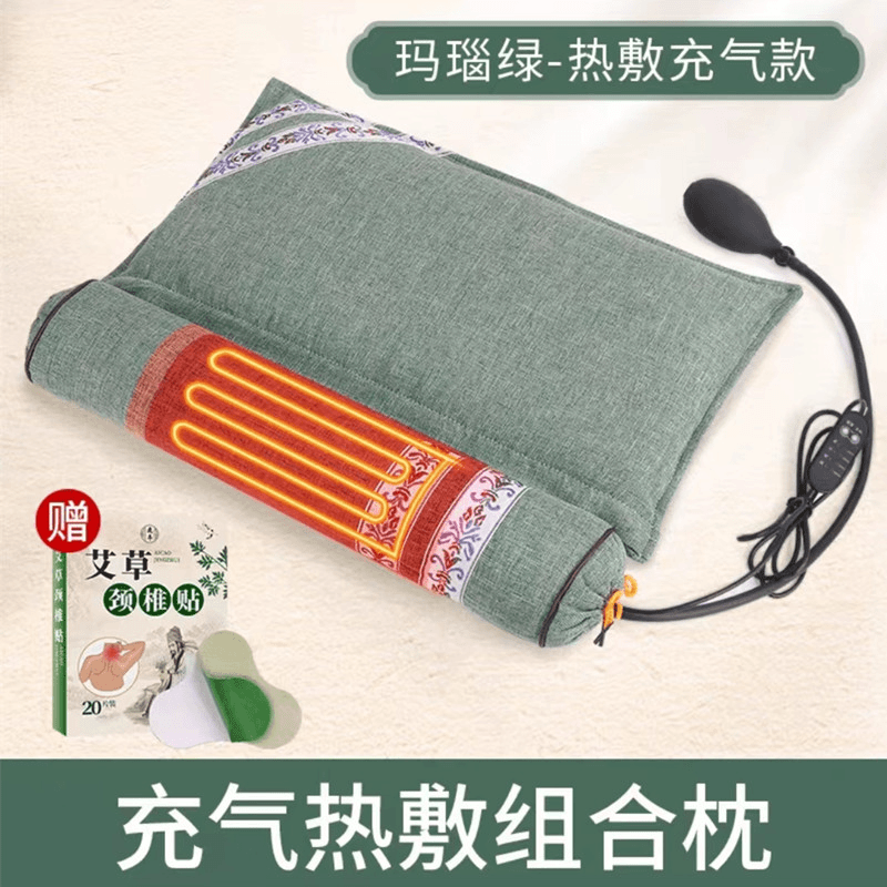 【小扬哥推荐】荞麦颈椎枕头圆柱护颈睡觉专用助睡眠富贵包颈椎病枕