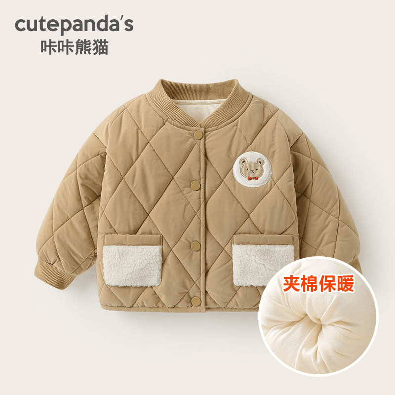 【现货】婴儿衣服棉服外套冬装秋冬加厚棉衣棉袄宝宝保暖上衣Y8155
