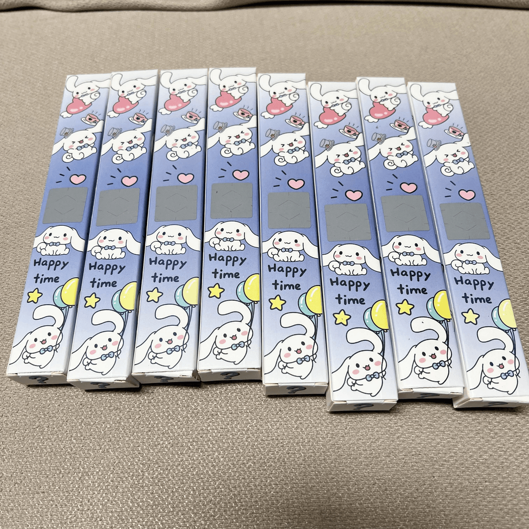 【默认拆盒】刮刮笔丝滑耐写可爱中性笔黑色