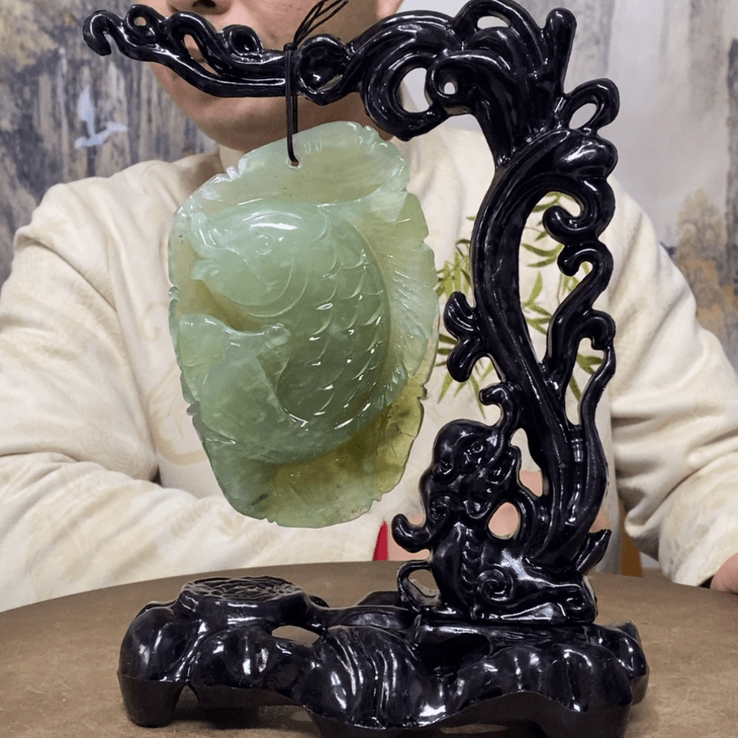 【闪购商品】岫玉摆件未镶嵌一***年