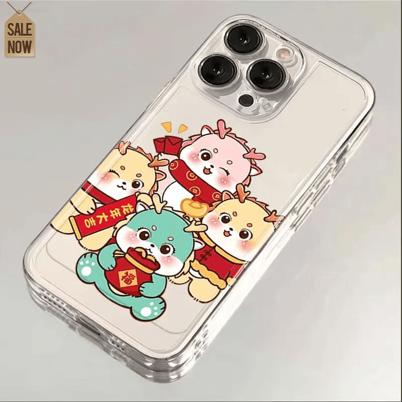 龙年大吉适用苹果15手机壳vivo14plus华为13pro小米12max11oppoxr