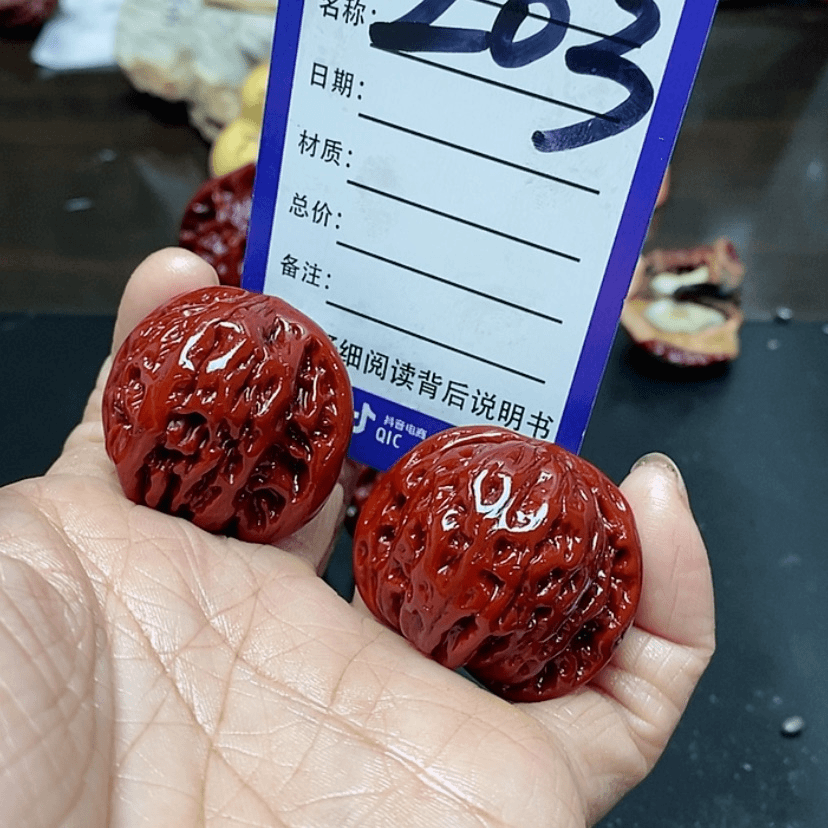 【闪购商品】机刷做旧文玩核桃