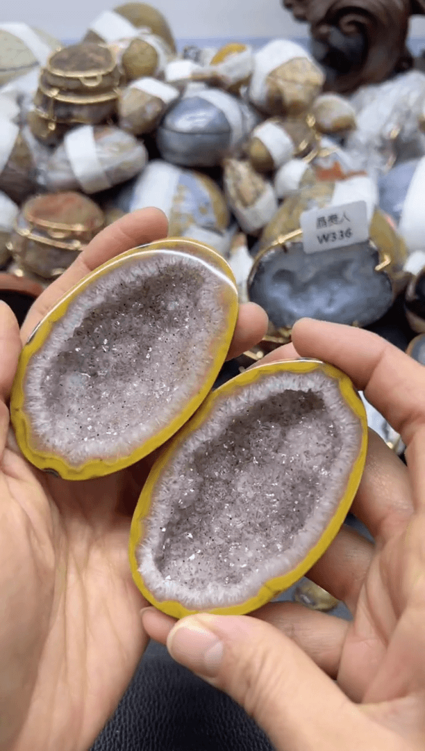 【闪购商品】玛瑙/玉髓摆件未镶嵌w386