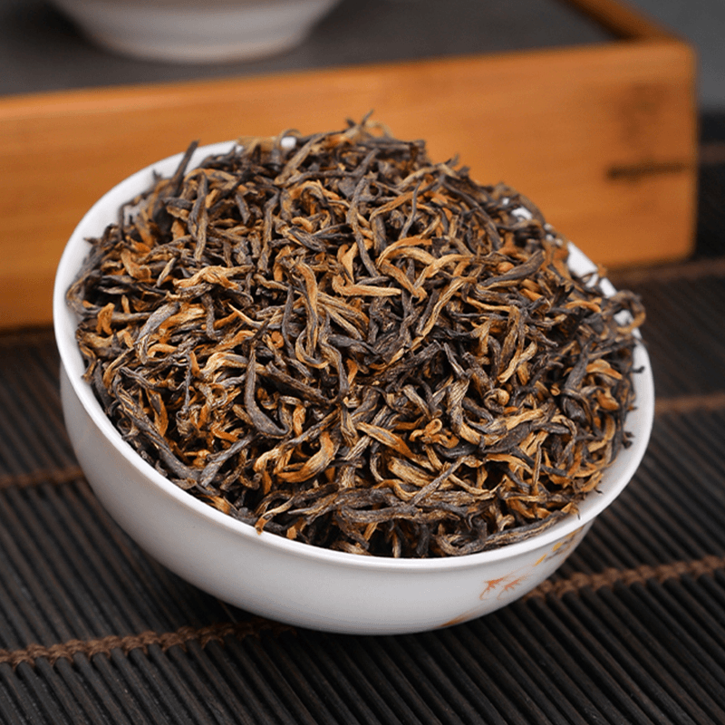 w武夷原产地直发 木箱装金骏眉+小种红茶 送紫砂一壶四杯 Y