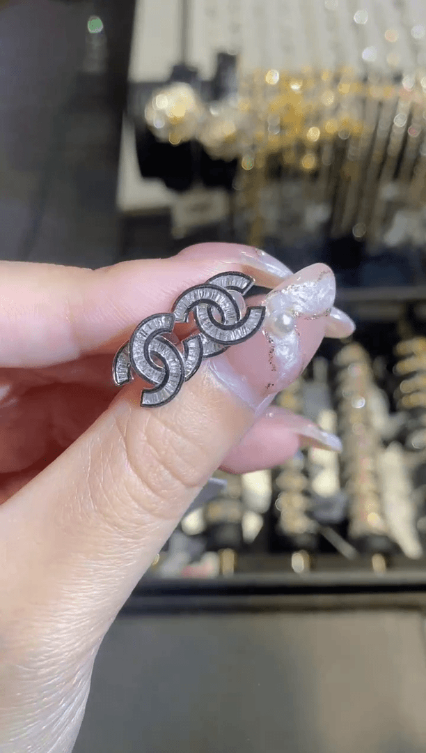 【闪购商品】钻石耳饰18K金镶嵌【北京珠宝展】耳钉