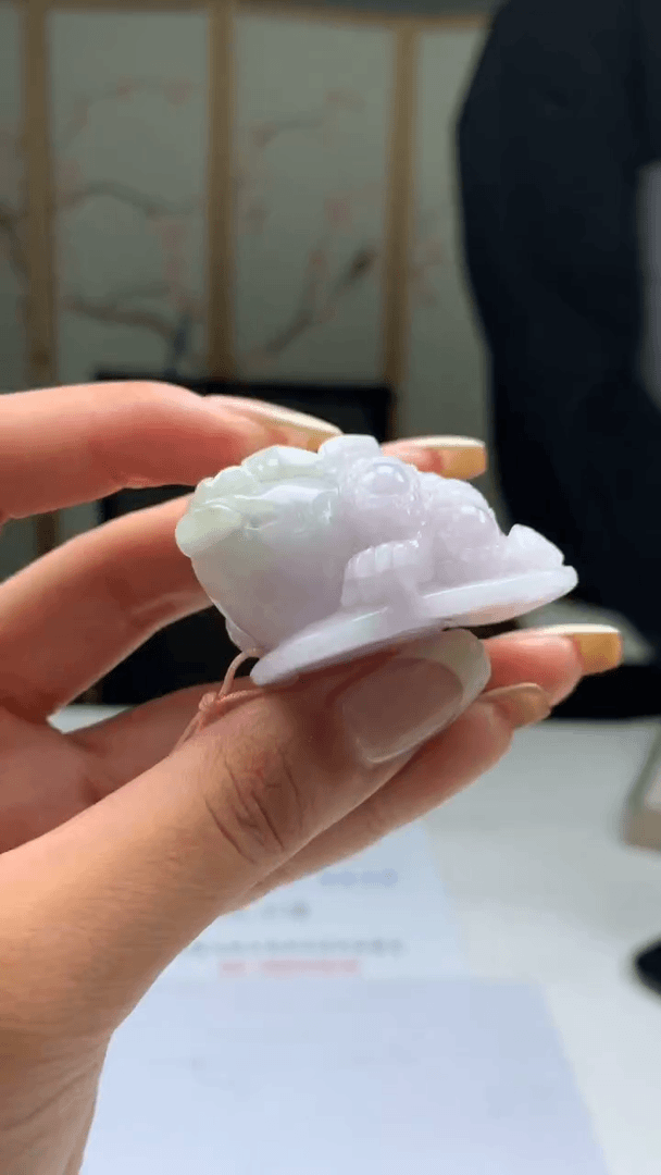 【闪购商品】定制翡翠未镶嵌5103xd-毛货吊坠26