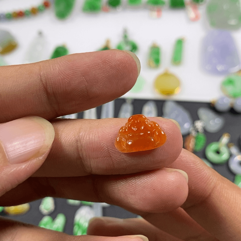 【闪购商品】翡翠颈饰未镶嵌小**姨