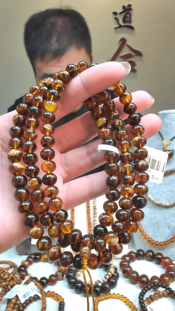 【闪购商品】琥珀裸石未镶嵌8+抚顺琥珀108