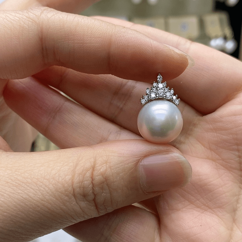 【闪购商品】淡水珍珠颈饰银S925镶嵌