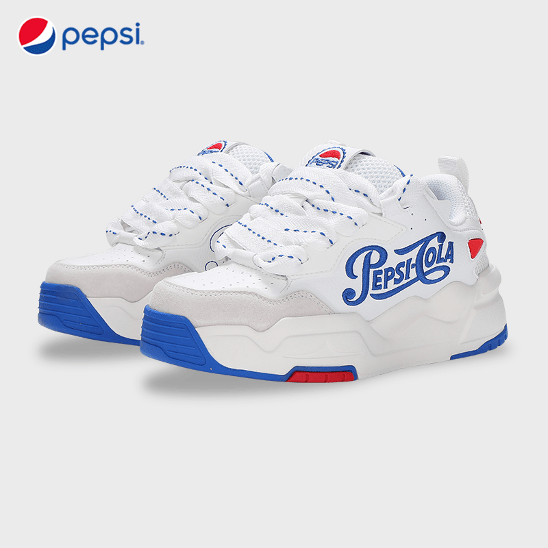 百事PEPSI时尚百搭潮流复古新款小众设计低帮四季透气情侣板鞋