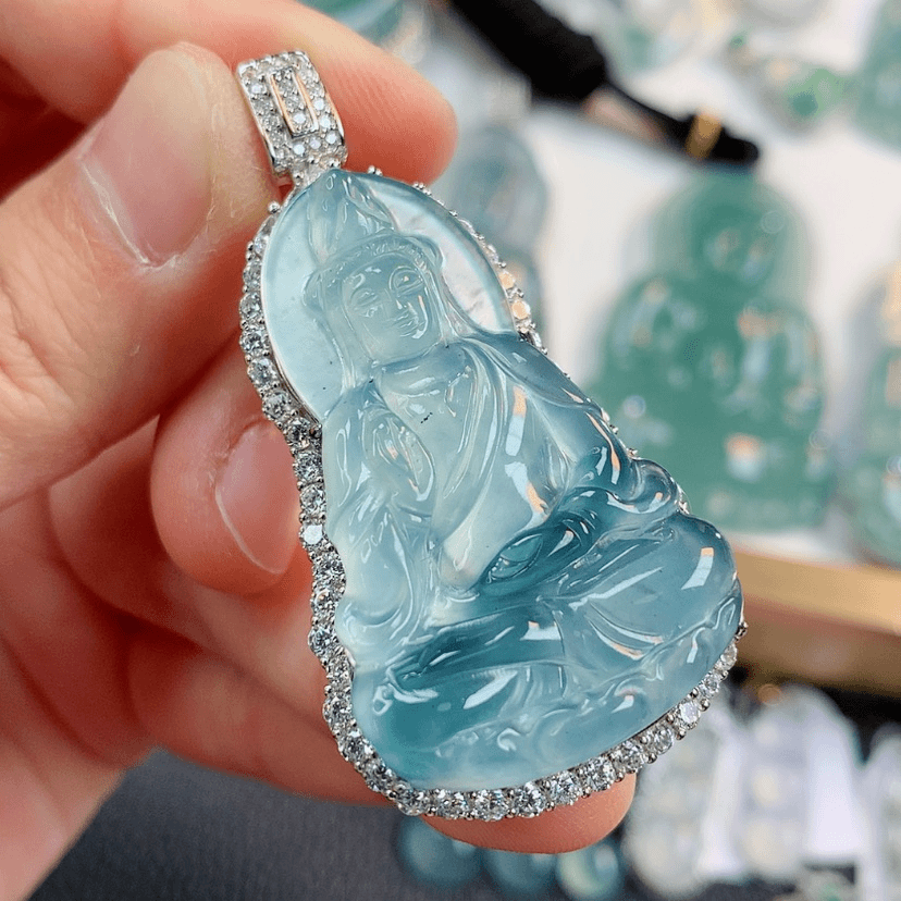 【闪购商品】翡翠颈饰银S925镶嵌