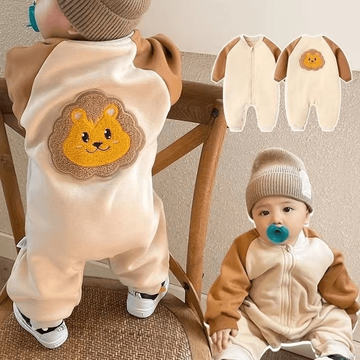 新生婴儿保暖春秋连体衣服男女宝宝长袖哈衣外穿加绒加厚外出爬服