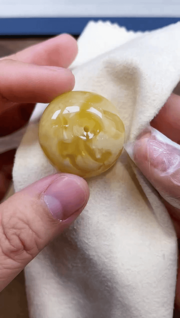 【闪购商品】蜜蜡颈饰未镶嵌平安扣