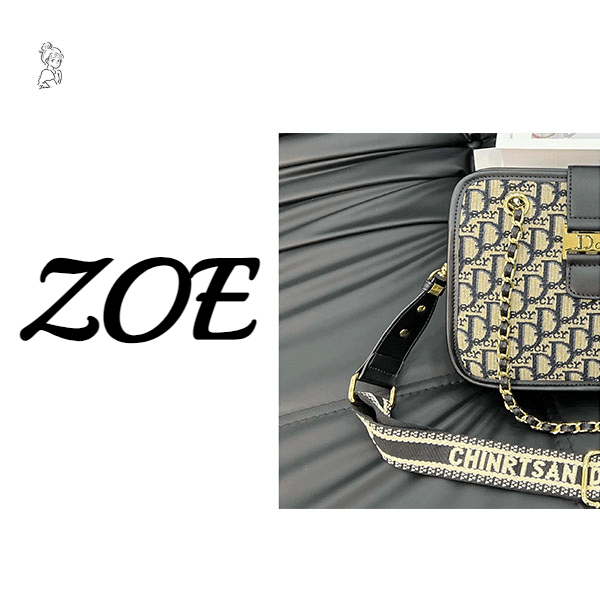 【ZOE】ZT-D3033-黑色2023秋冬新款轻奢时尚复古气质百搭单肩腋下包