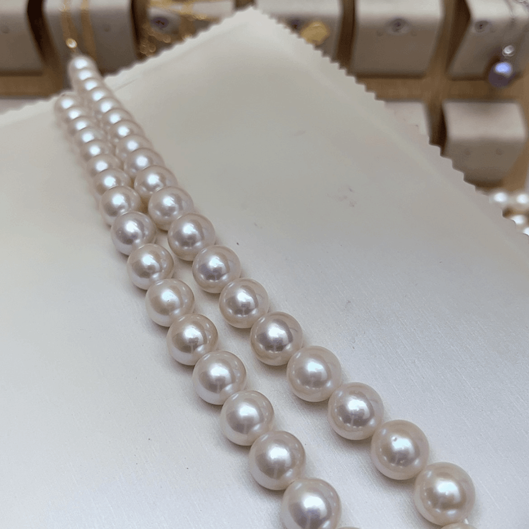 【闪购商品】淡水珍珠颈饰未镶嵌9-12有核