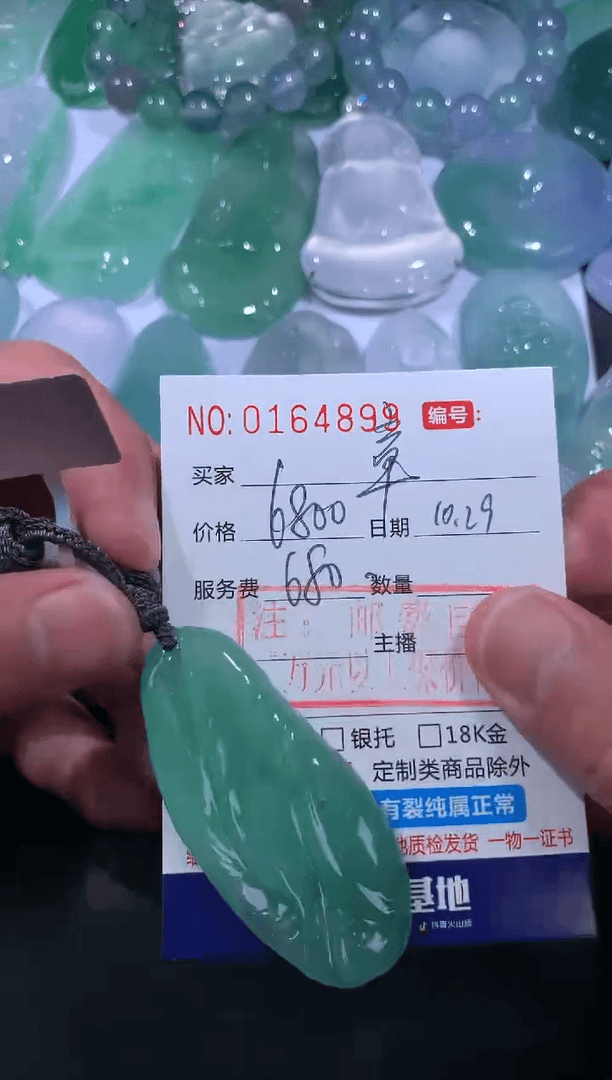 【闪购商品】翡翠颈饰未镶嵌章*章
