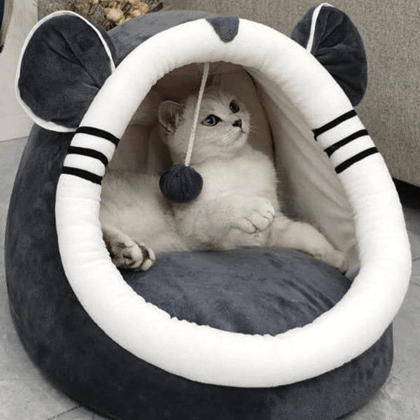 猫窝冬季保暖睡觉猫屋别墅封闭式猫咪用品床四季宠物狗窝