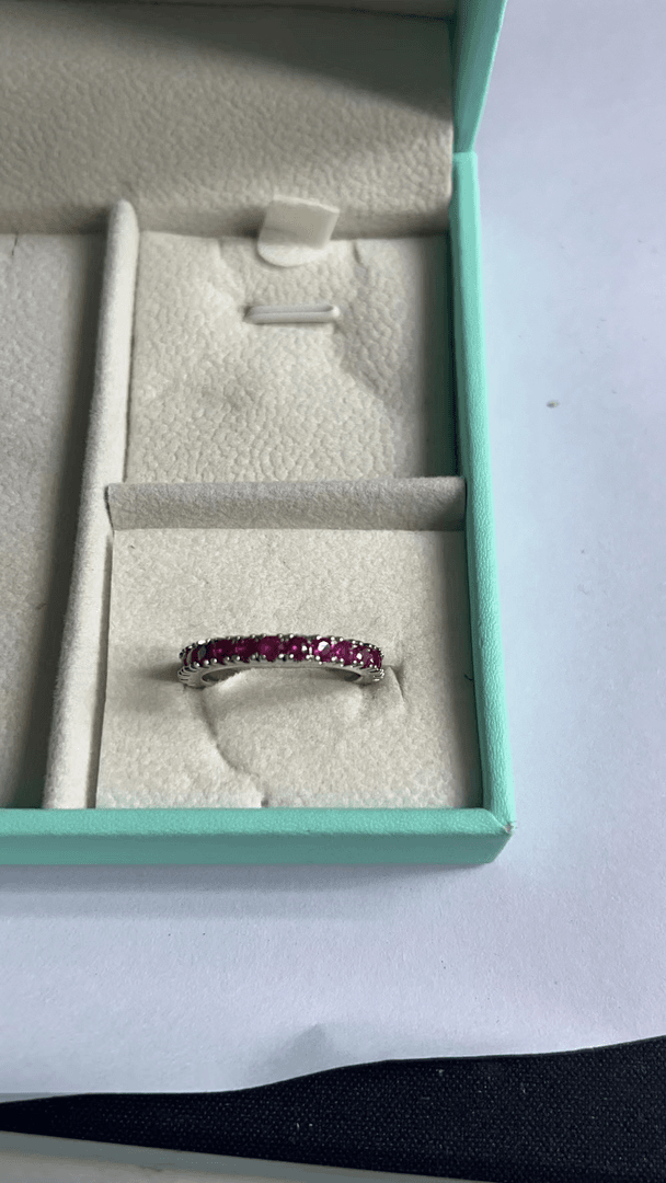 FL级珍藏类培育南非之心红宝石珍藏戒指A0013