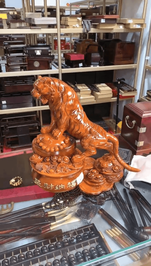 【闪购商品】花梨木类成套家具迷***图纳福摆件/件@@DK0017
