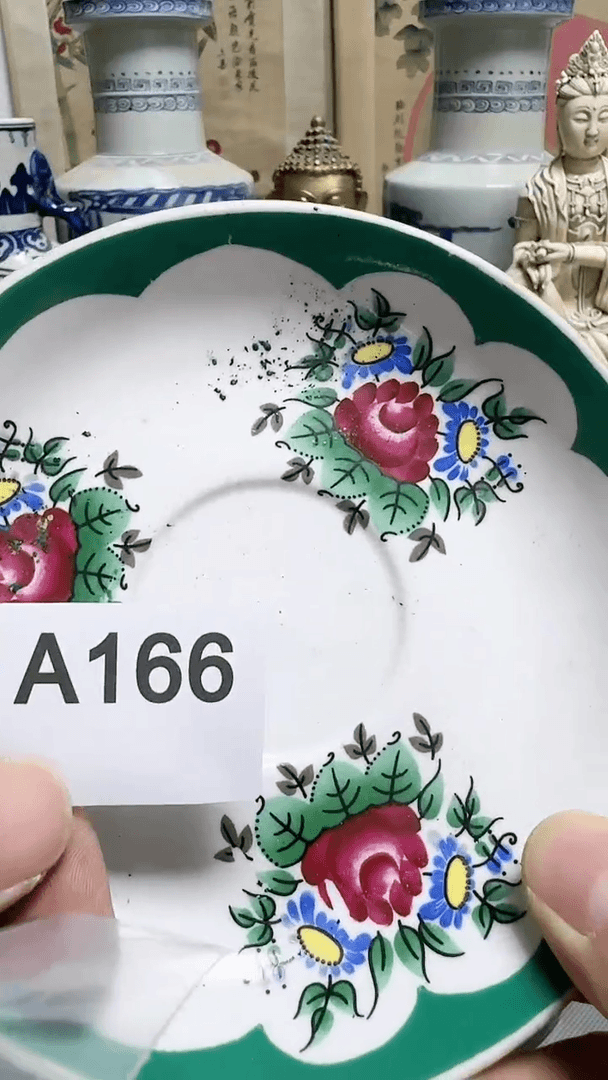 【闪购商品】陶瓷碟A166备用链接(所见即所得）摆件
