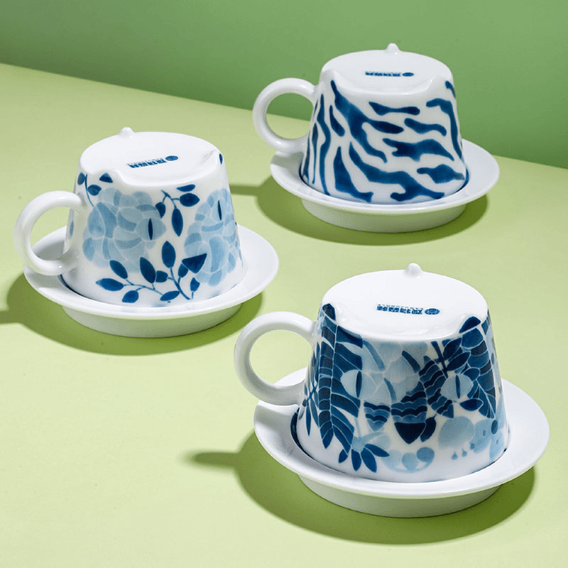 【春城与瓷都】藏猫猫创意咖啡杯系列 陶瓷马克杯手绘高档家用水杯